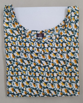 KNG TEXTILE Women Printed Straight Kurta(Multicolor)