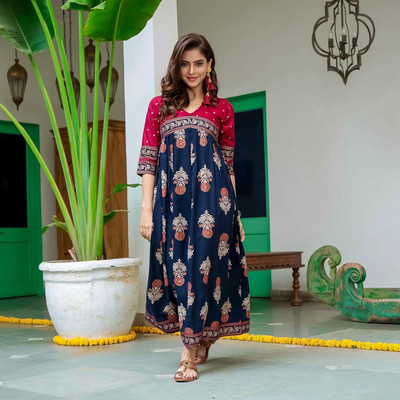Etzin Flared/A-line Gown(Multicolor)