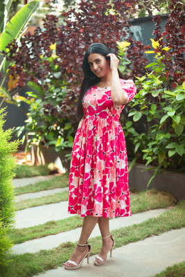NG CREATION Women Floral Print Anarkali Kurta(Multicolor)