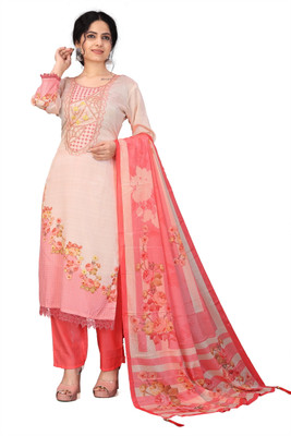 Kiaa Fashion Women Embroidered Straight Kurta(White)