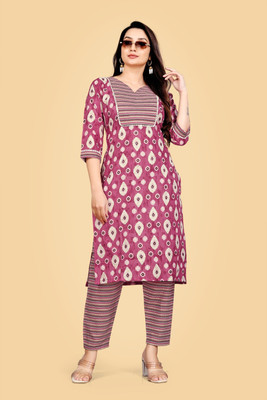 KAAYA CREATION Women Kurti Pant Set