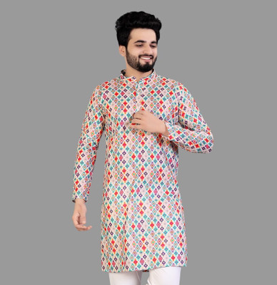 seawind Men Printed Ethnic Dress Kurta(Multicolor)