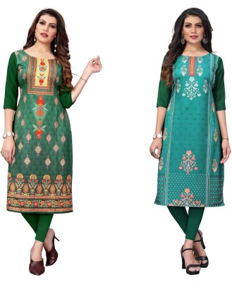 Premvati Fashion Women Printed A-line Kurta(Multicolor)