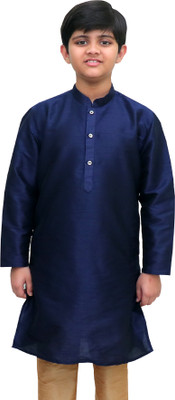 izaan Boys Solid Ethnic Dress Kurta(Multicolor)