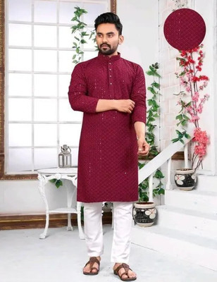 Metro Traders Men Kurta Pant Set