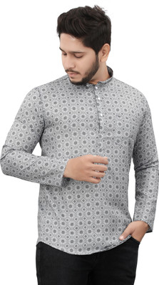 shopybuckett Men Printed Straight Kurta(Multicolor)