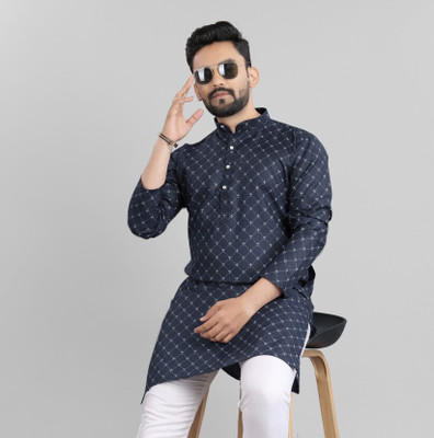 SunitaTrader Men Printed Straight Kurta(Multicolor)