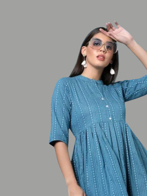 Kfashionbfc Women Maxi Multicolor Full Length Dress