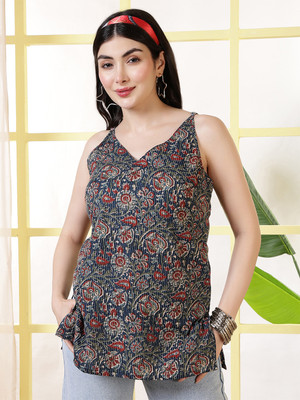 Nayo Women Floral Print Straight Kurta(Multicolor)