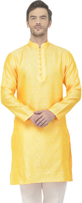 SG LEMAN Men Solid Straight Kurta(Multicolor)