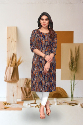 KETAKI FASHION Women Printed Straight Kurta(Multicolor)