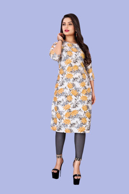 Tulsii Fab Women Printed Anarkali Kurta(Multicolor)