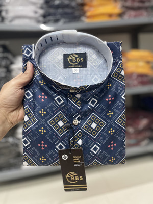 Growwax Men Printed Straight Kurta(Multicolor)