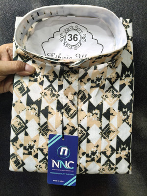 Nnc Men Geometric Print, Printed Straight Kurta(Multicolor)