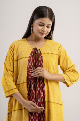 HERE&NOW Anarkali Gown(Maroon)