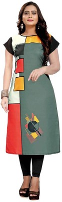 Shree Sarvottam Fashion Women Printed Flared Kurta(Multicolor)