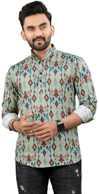 RFCREATION Men Printed Straight Kurta(Multicolor)