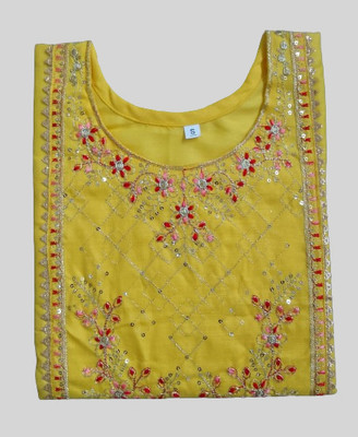Jayshree Fab Women Embroidered Straight Kurta(Yellow)