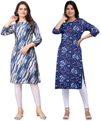 MIROSELLY CREATION Women Printed A-line Kurta(Multicolor)