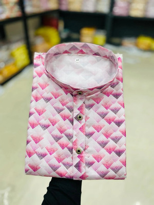 FOXDX Men Printed A-line Kurta(Multicolor)