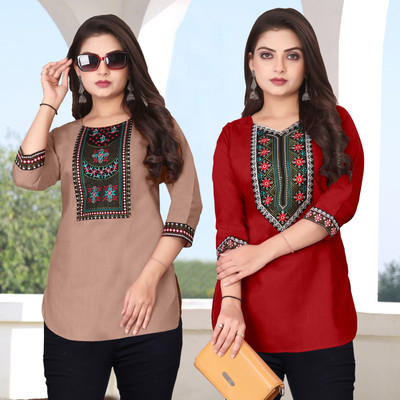 HELLY512 Women Embroidered A-line Kurta(Multicolor)