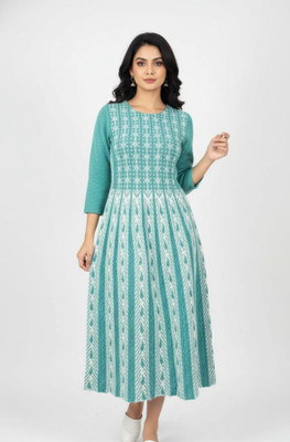 Fashion Point Women Solid Anarkali Kurta(Multicolor)