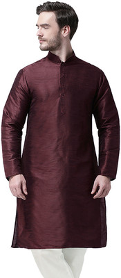 SG LEMAN Men Self Design Straight Kurta(Multicolor)