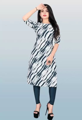 Dhruti Vaste Women Printed A-line Kurta(Multicolor)