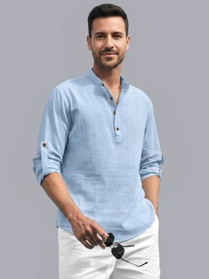 ZEE GOLD Men Solid Ethnic Dress Kurta(Blue)