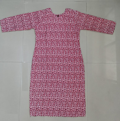 TITHIGARMENTS Women Printed Straight Kurta(Multicolor)