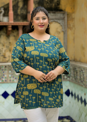 Lee Moda Women Printed Straight Kurta(Multicolor)