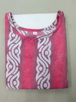 RD Collection Women Printed Straight Kurta(Multicolor)