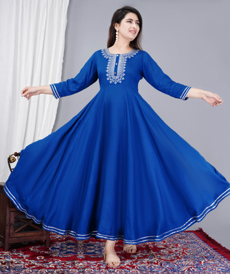 Nikhat Anarkali Gown(Blue)