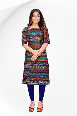 RadhikaPrints Women Printed A-line Kurta(Multicolor)