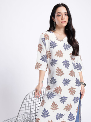 Anouk Rustic Women Printed Straight Kurta(Multicolor)