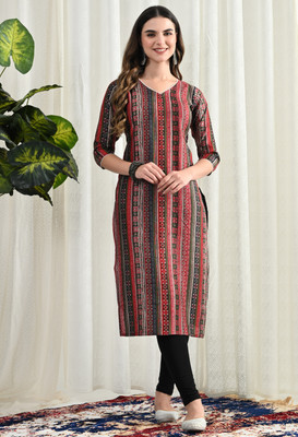 Amthi Women Printed A-line Kurta(Multicolor)