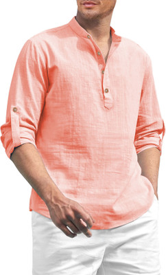 UNIFAV Men Solid Straight Kurta(Multicolor)
