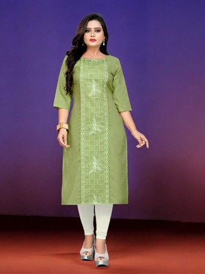 VIVIDH CREATIONS Women Printed A-line Kurta(Multicolor)