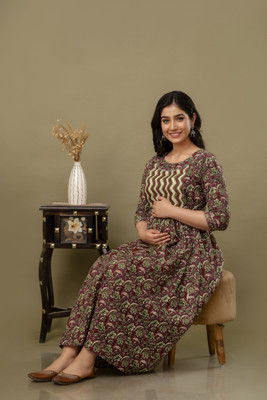 Murli Kurti Women Printed A-line Kurta(Multicolor)