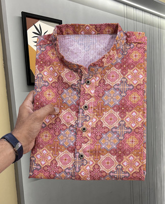 MOXTE Men Printed Straight Kurta(Multicolor)