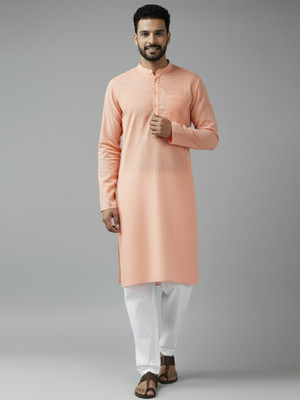 Yugnik Men Solid Straight Kurta(Multicolor)