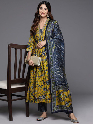 AAI MOGAL Women Kurta Pant Dupatta Set