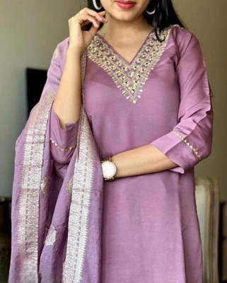 Ropetox Fashion Women Pant Dupatta Set