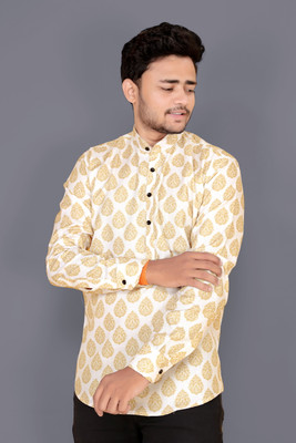 Varidashi Men Printed A-line Kurta(Multicolor)