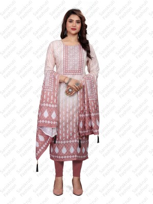 Sanskruti Fashion Women Printed A-line Kurta(Pink)