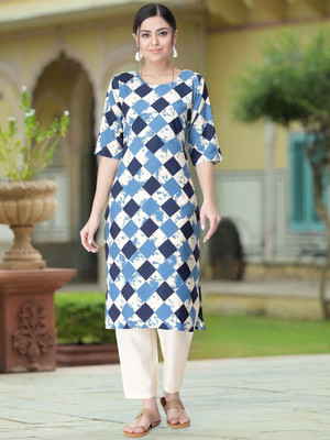 Moda Rapido Men Solid Straight Kurta(Multicolor)