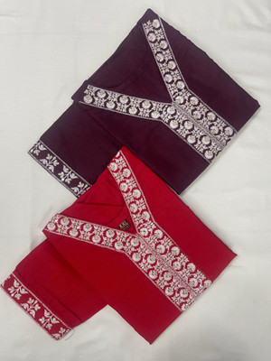 SISTO Women Chikan Embroidery A-line Kurta(Multicolor)