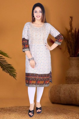 afiyafashionpoint Women Embroidered A-line Kurta(Multicolor)