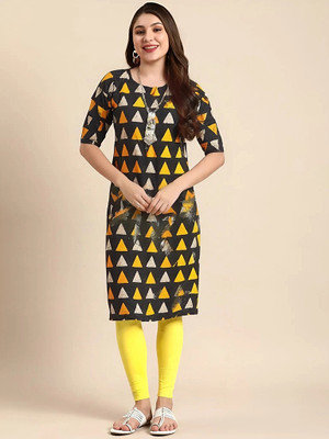 SZN Women Printed A-line Kurta(Multicolor)