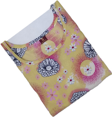 JAYA DESIGNER Women Printed Straight Kurta(Multicolor)